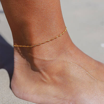 Stainless Steel Rope Chain Anklets for Women