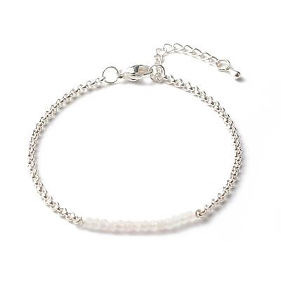 Natural Rose Quartz Beaded Bracelets