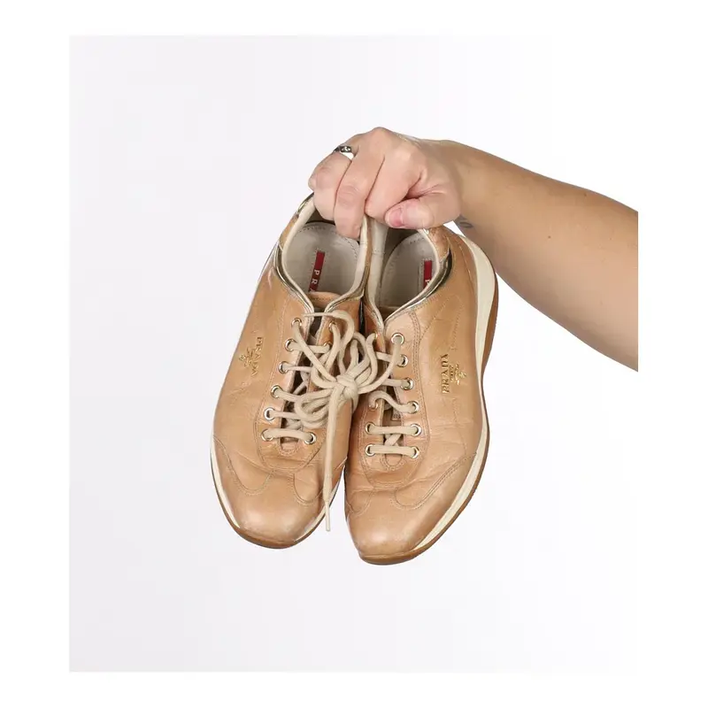 Prada Trainers - UK 5.5 Brown Leather