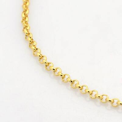 Unisex Casual Style 304 Stainless Steel Cross Rolo Chain Necklaces