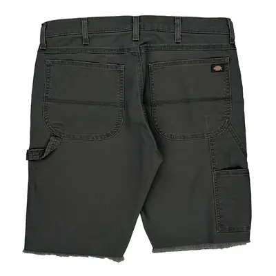 Dickies Cargo Shorts - 36? Waist Black Cotton Blend