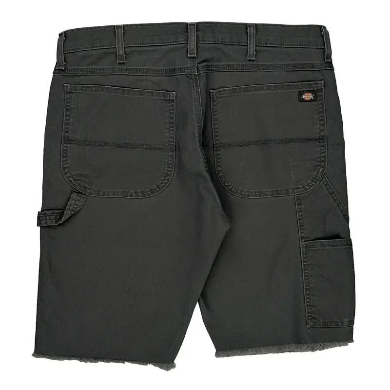 Dickies Cargo Shorts - 36? Waist Black Cotton Blend