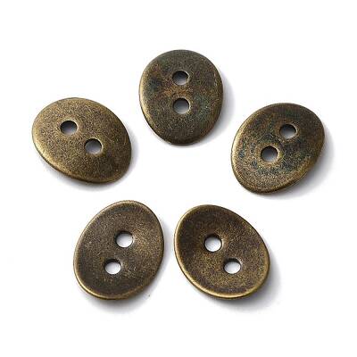 Brass Button Clasps