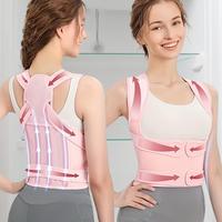 Women's Posture Corrector Back Brace, 1 Count Adjustable Full Back Posture Strap Support for Shoulder Stretch and Spine Align...