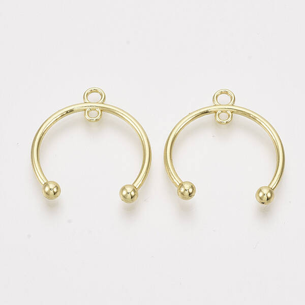 Alloy  2-Loop Link Pendants