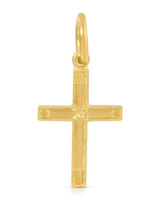 Filigree Cross Charm | Metal Color: Gold