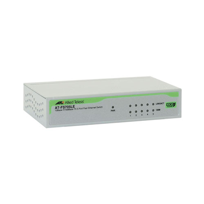 AT-FS705LE-40 Allied Telesis FS700 Series 5 x Ports 10/100Base-TX Rack-mountable Layer 2 Unmanaged Fast Ethernet Network Swit...