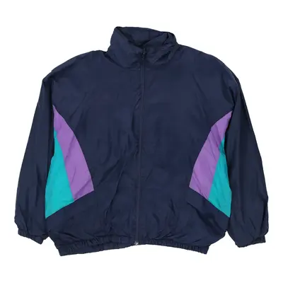 1980s Rt Sport Jacket - Large Navy Nylon
