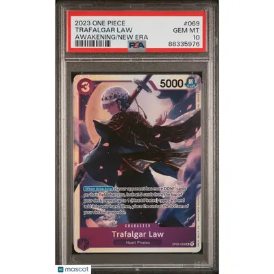 PSA 2023 One Piece Trafalgar Law #069 OP 05 Awakening of the New Era ENGLISH 10