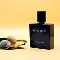 Alfa Blue Pour Homme - Sleek and Masculine Fragrance for Men - 25 ml - Regular Edition - France - Contains Woody Base with Mi...