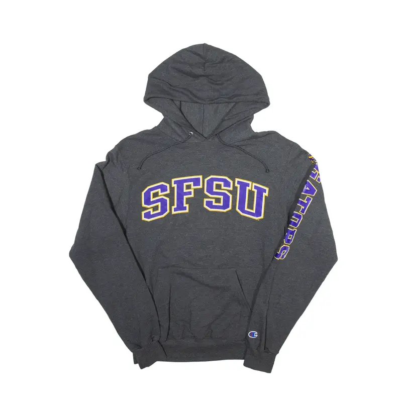 CHAMPION San Francisco State University USA Hoodie Grey Pullover Mens S