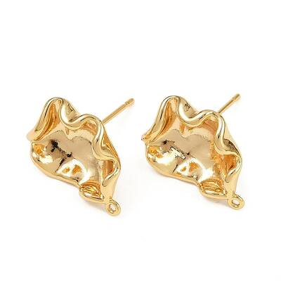 Brass Stud Earrings Findings