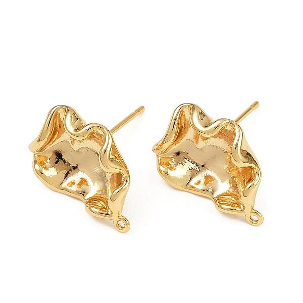 Brass Stud Earrings Findings