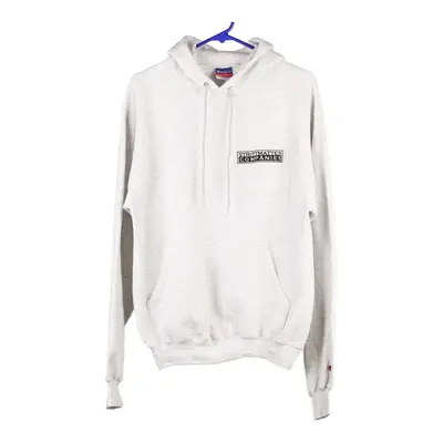 Strittmater Companies Champion Hoodie - Medium Grey Cotton Blend