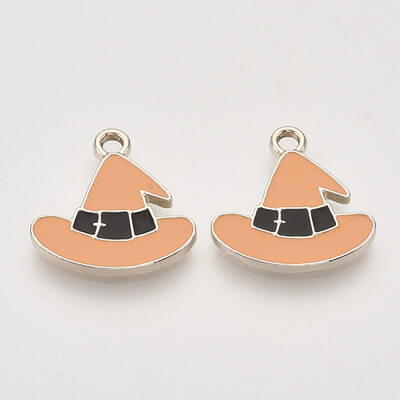 Light Gold Plated Alloy Enamel Pendants