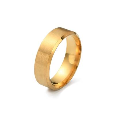 201 Stainless Steel Plain Band Ring for Men Women