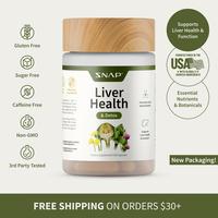 Snap Supplements - Liver Health Support Supplement - Natural Liver Cleanse Detox and Repair - With 14+ Plants & Vitamins - 3r...