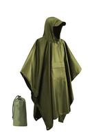 3 in 1 Outdoor Raincoat with Storage Bag, Waterproof Hooded Raincoat, Multifunctional Raincoat for Rainy Day Camping Hiking C...