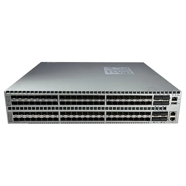 DCS-7050SX-128-F Arista 7050 96x SFP+ and 8x QSFP+ Switch Front-to-rear Airflow and 2x AC Power Supplies