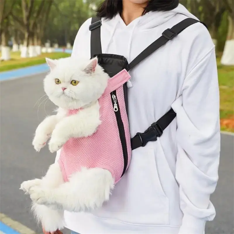 Portable Mesh Pet Carrier, Pet Backpack, Pet Travel Backpack, Suitable For Small Dogs And Cats, Pet Products