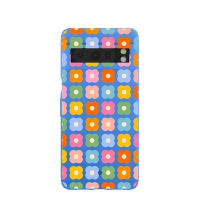 Electric Blue Petal Pop Google Pixel 8 Pro Case