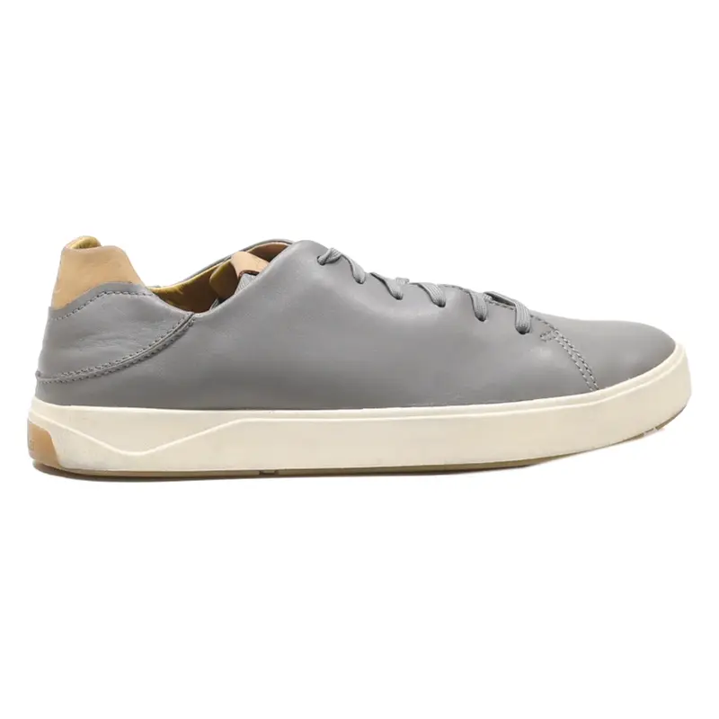 OLUKAI Sneaker Trainers Grey Leather Mens UK 10.5