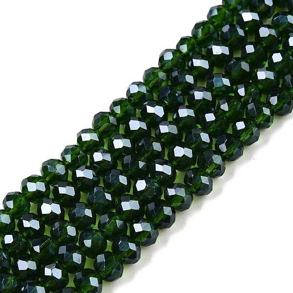 Electroplate Glass Beads Strands