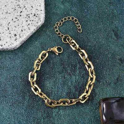 304 Stainless Steel Cable Chain Bracelets for Women