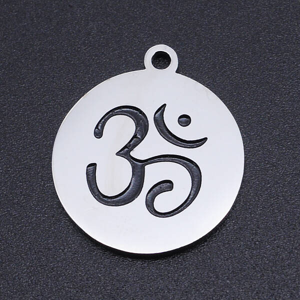 Non-Tarnish 201 Stainless Steel Etched Pendants