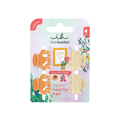 Invisibobble Clipstar XS Oasis Petit Citrus Hair Clips 4 Pieces
