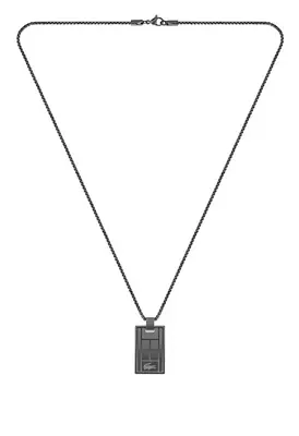 Lacoste Collana Da Uomo In Acciaio Modello Tennis Court 2040078