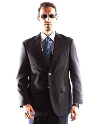 Big And Tall & Extra Long Sizes Mens Blazer With Brass Buttons