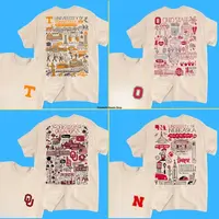ALL TEAM NCAA CREWNECK Sand T-SHIRT, Customize your College, University Artwork Tee for Men & Women, Perfect for Fans, Size S...