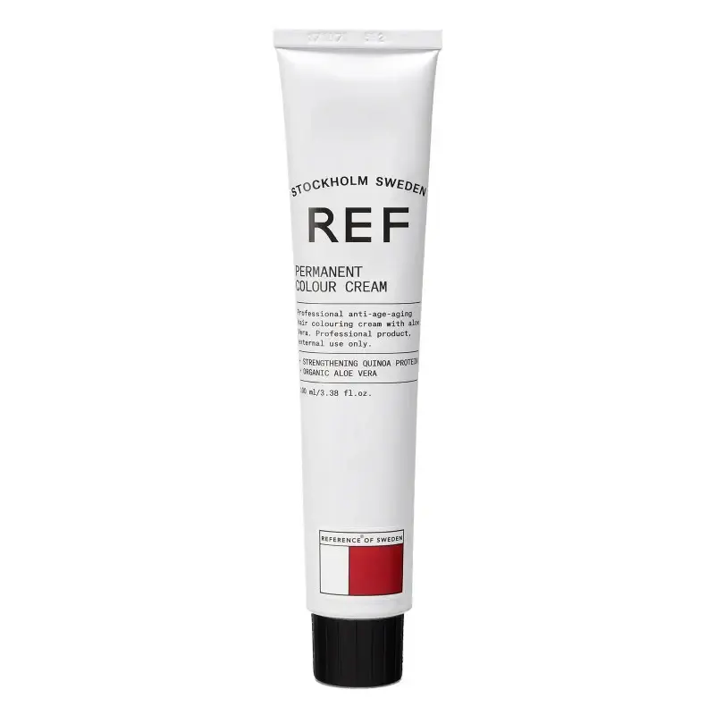 Ref Stockholm, Permanent Color, Vegan, Permanent Hair Dye 7.53 Golden Blonde Mahogany 100 ml