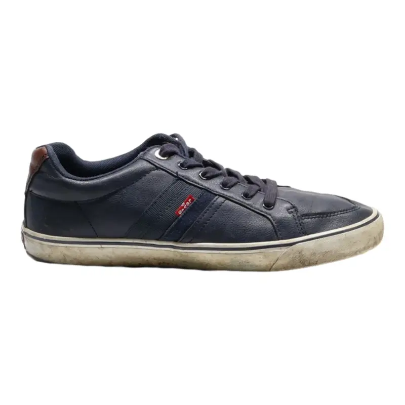 LEVI'S Sneaker Trainers Blue Leather Mens UK 8