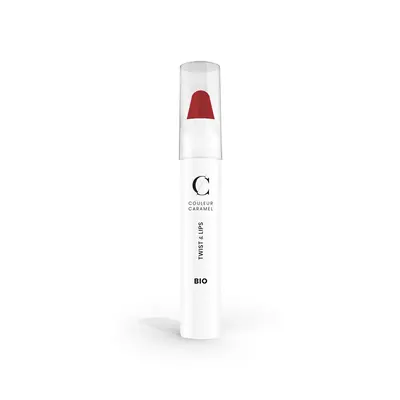 Couleur caramel Twist and Lipstick 405 Matt Red 1un
