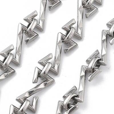 304 Stainless Steel Infinity Z Link Chains