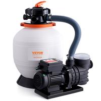 VEVOR Sand Filter Pump for Above Ground Pools, Various specifications, Swimming Pool Pumps System & Filters Combo Set with 6-...