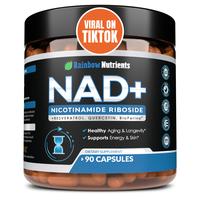 13,510mg NAD+ Supplement- Nicotinamide Riboside, Resveratrol, Quercetin & BioPerine (High Absorption)- Liposomal NAD Booster ...
