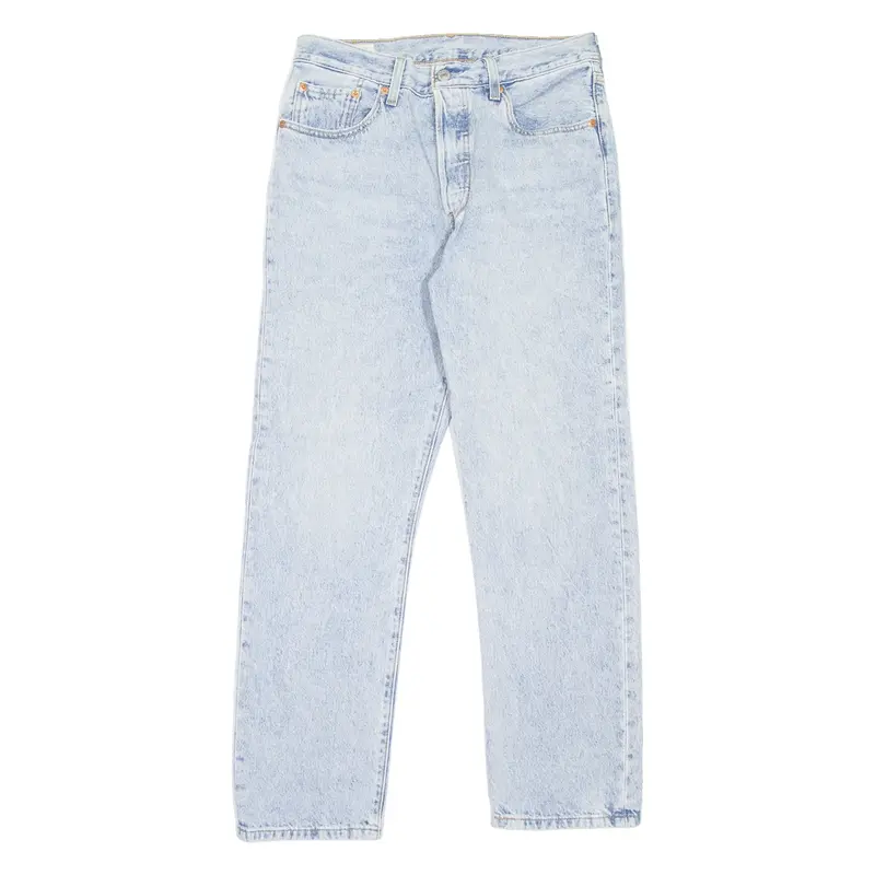 LEVI'S 501 BIG E Jeans Womens Blue Regular Straight W28 L28
