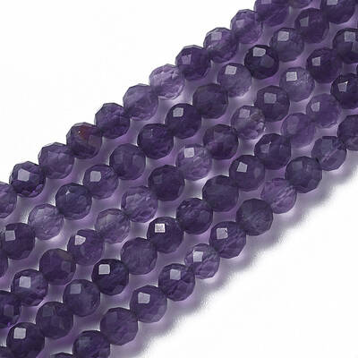 Natural Amethyst Beads Strands