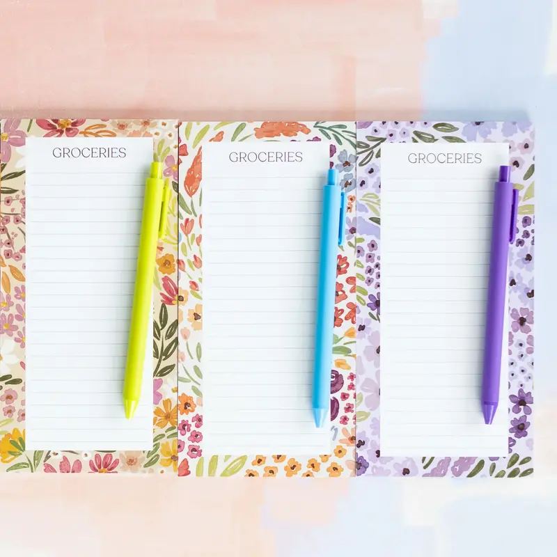 Grocery List Notepad, 50 sheets, Ideal for Organizing your Grocery shopping