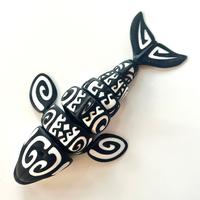 Tattooed Orca - 3D Printed Articulating Figurine