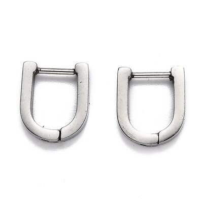 Tarnish Resistant 304 Stainless Steel Huggie Hoop Earrings