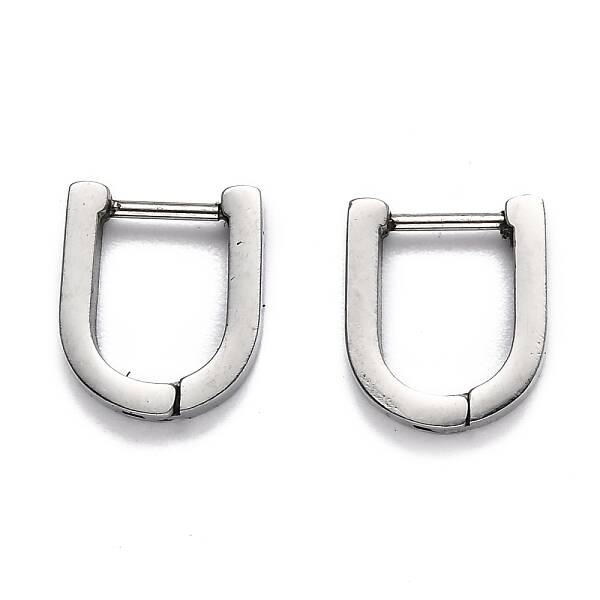 Tarnish Resistant 304 Stainless Steel Huggie Hoop Earrings