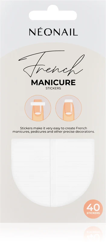NEONAIL French Manicure Nail Stickers Type 02 40pcs