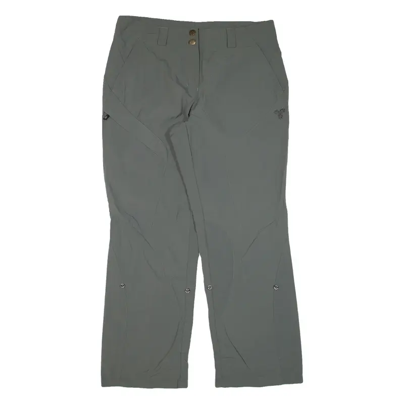 JACK WOLFSKIN Outdoor Womens Trousers Grey Regular Straight W32 L28