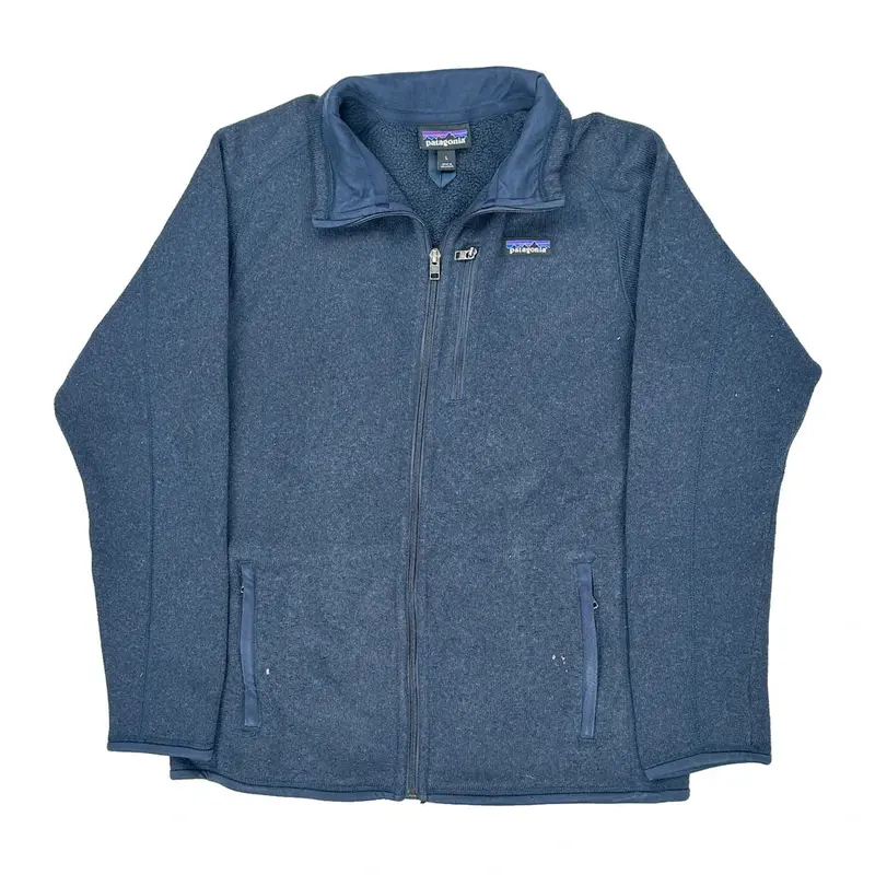 Outdoor Patagonia Fleece - Large Blue Polyester | Size: large
