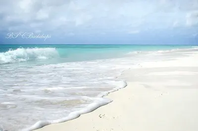 Aperturee Beach Sea Waves Summer Vacation Portrait Backdrop