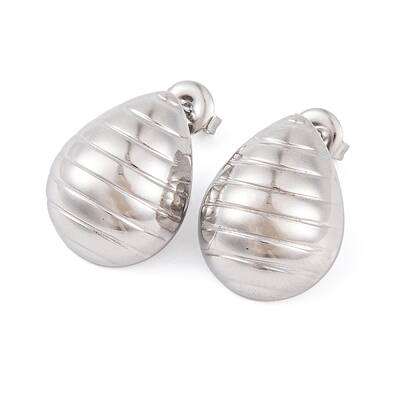 Non-Tarnish 304 Stainless Steel Stud Earrings for Women